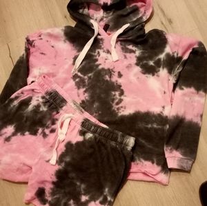 1 PC tie-dye shorts / hooded sweatshirt 1x / 2 x new